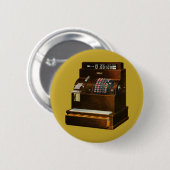 アンティークレジ、ヴィンテージ小売業 缶バッジ (正面&裏面)