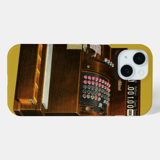 アンティークレジ、ヴィンテージ小売業 Case-Mate iPhoneケース (裏面 (横))