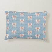 アンティークレタリングトイレボウパーソナライズされた アクセントクッション (裏面)