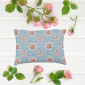 アンティークレタリングヴィンテージバラトワールボウ アクセントクッション