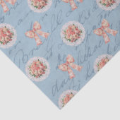 アンティークレタリング ヴィンテージローズ トワル ボウズ 薄葉紙 (詳細)