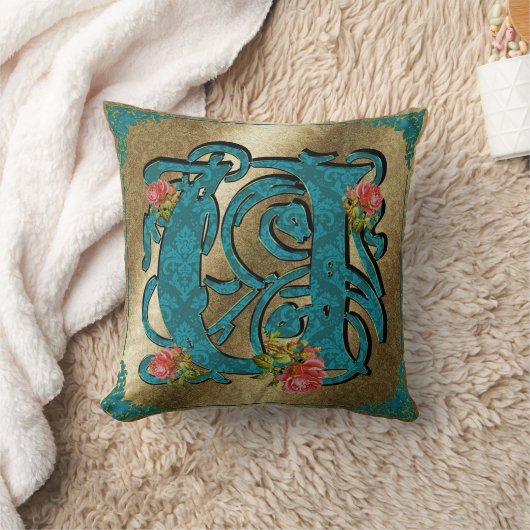 アンティークレターU – 枕 (ブランケット)