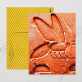 アンティークレッドエジプトハニービーキーパー ポストカード (正面/裏面)