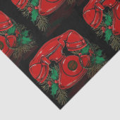 アンティークレッドクリスマステレフォンギフト 薄葉紙 (詳細)