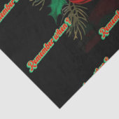 アンティークレッドクリスマステレフォンギフト 薄葉紙 (詳細)