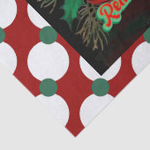 アンティークレッドクリスマステレフォンギフト 薄葉紙 (詳細)