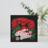 アンティークレッドクリスマステレフォン シーズンカード (スタンド正面)