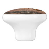 アンティークレッドトラクターセラミックノブ セラミックノブ (側面)