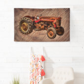 アンティークレッドトラクター 横断幕 (インサイチュ)