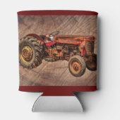 アンティークレッドトラクター 缶クーラー (裏面)