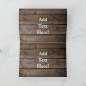 アンティークレッドトラックファームフィールド サンキューカード (内部)