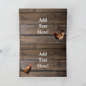 アンティークレッドトラックヴィンテージレッドトラックファームトラックカー カード (内部)