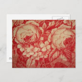 アンティークレッドトワール ポストカード (正面/裏面)