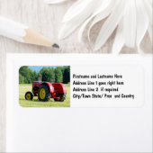 アンティークレッドファームトラクター ラベル (インサイチュ)