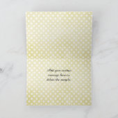 アンティークレッドローズパーチメント水玉模様悔やみや弔慰 カード (内部)