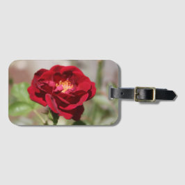 アンティークレッドローズラゲッジタグ ラゲッジタグ