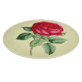 アンティークレッドローズ カッティングボード (角)