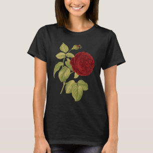 アンティークレッドローズ Tシャツ