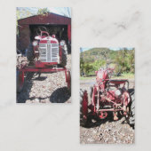 アンティークレトロトラクター名刺 名刺 (正面/裏面)