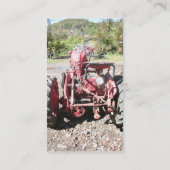 アンティークレトロトラクター名刺 名刺 (裏面)