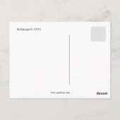 アンティークレーシングカーn° 6インディ500 ポストカード (裏面)