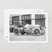 アンティークレースカー， 1910s ポストカード (正面/裏面)