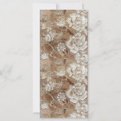 アンティークレースデザインのしおり (裏面)