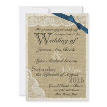 アンティークレースネイビーボウカントリーウェディング