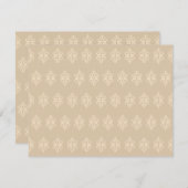 アンティークレースパターン招待状 招待状 (正面/裏面)