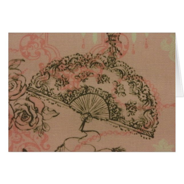 アンティークレースファン (正面横)