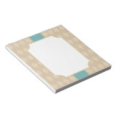 アンティークレースメモ帳 ノートパッド (アングル)