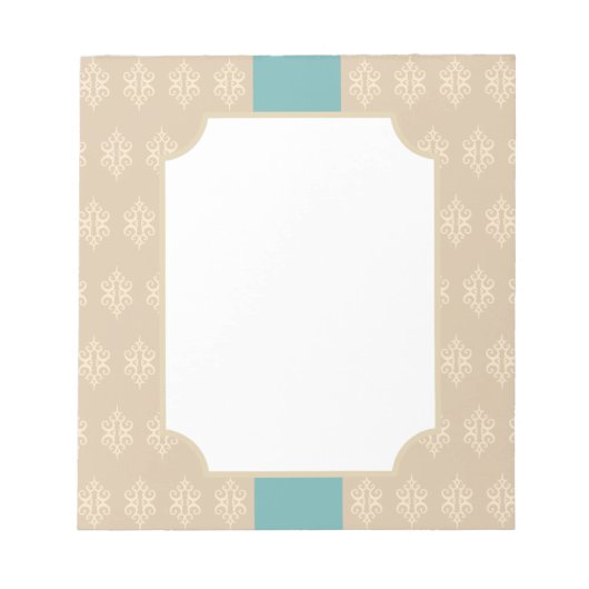 アンティークレースメモ帳 ノートパッド (正面)