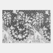 アンティークレースラッピング紙フラットシートセット3 ラッピングペーパーシート (正面2)