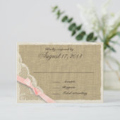 アンティークレース及び赤面国レスポンスカード 出欠カード (スタンド正面)