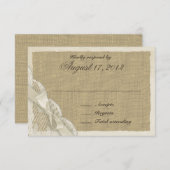 アンティークレース国の応答カード 出欠カード (正面/裏面)