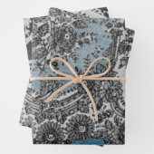 アンティークレース模様フラットシートラッピング紙 ラッピングペーパーシート (インサイチュ)