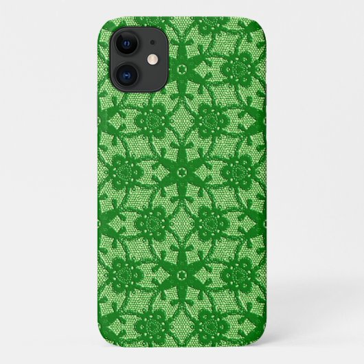 アンティークレース – エメラルドとライムグリーン Case-Mate iPhoneケース (裏面)