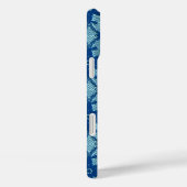 アンティークレース – サファイヤとブ淡い色のルー Case-Mate iPhoneケース (裏面 / 右)