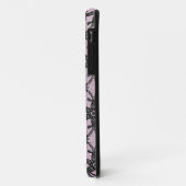 アンティークレース – ブラックとアイスピンク Case-Mate iPhoneケース (裏面/左)