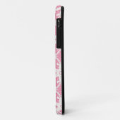アンティークレース – 白とバラピンク Case-Mate iPhoneケース (裏面/左)