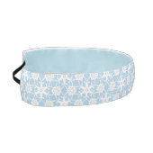 アンティークレース – 白と空色 アスレチックヘッドバンド (左)