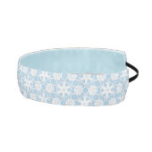 アンティークレース – 白と空色 アスレチックヘッドバンド (右)