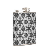 アンティークレース – 白黒 フラスク (右)