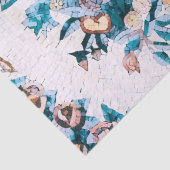 アンティークロマイタリアンンフローラモザイクブルー 薄葉紙 (詳細)