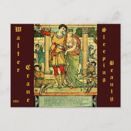 アンティークロマンチックウォルタークレーンスリープ美しい ポストカード