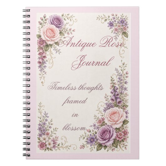 アンティークローズジャーナル ノートブック (正面)
