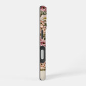 アンティークローズ柄 iPhone 16ケース (右側面)