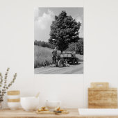 アンティークロードグレーダー， 1937 ポスター (キッチン)