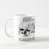 アンティークロードショーの専門家が貴重なアイテムをドロップ コーヒーマグカップ (左)