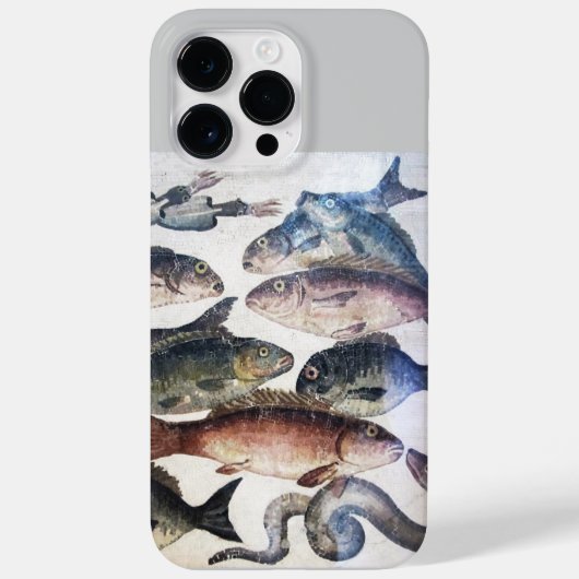 アンティークローマのモザイク、魚、海海生活 Case-Mate iPhoneケース (裏面)
